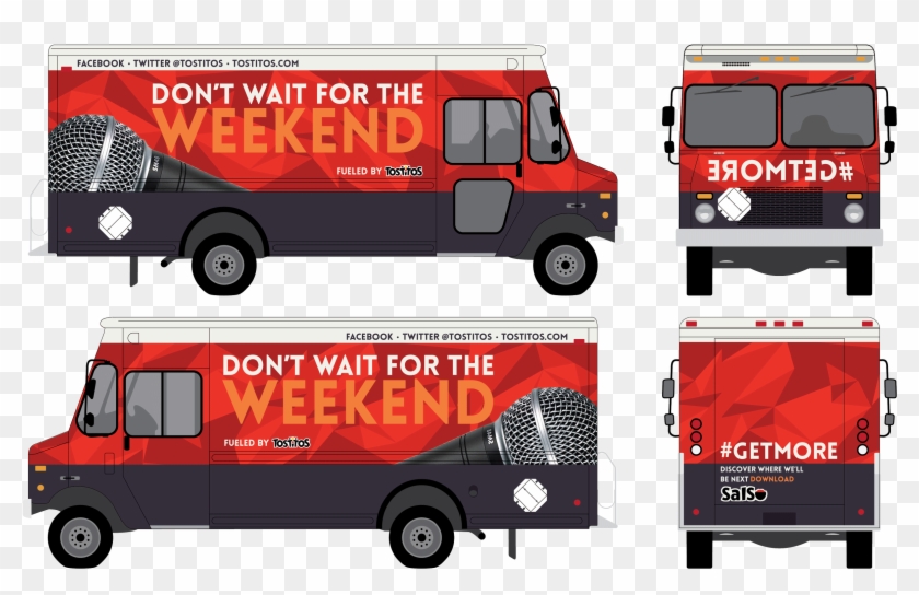 Food-truck - Back Of Food Truck Clipart