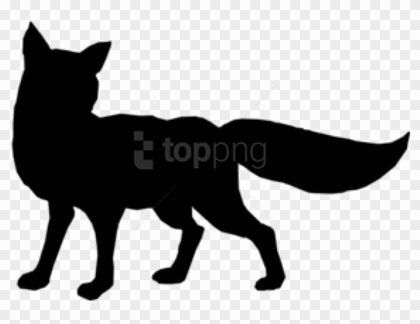 Download Fox Png Images Background - Fox Silhouette Png Clipart #5232229
