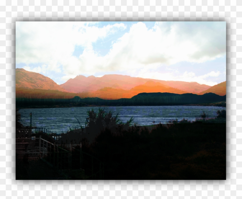 Landscape Over Water - Mixed Media Landscape Photography Clipart