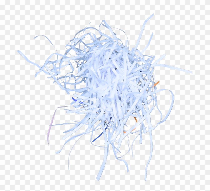 Duox - Shredded-paper - Darkness Clipart #5232332