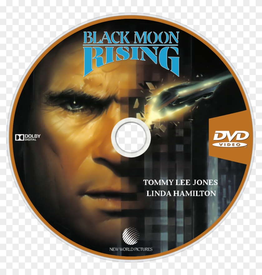 Black Moon Rising Dvd Disc Image - Black Moon Rising Blu Ray Clipart #5232561