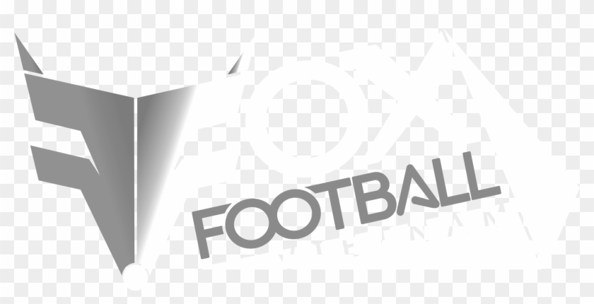 Fox Football Logo Final White - Graphic Design Clipart
