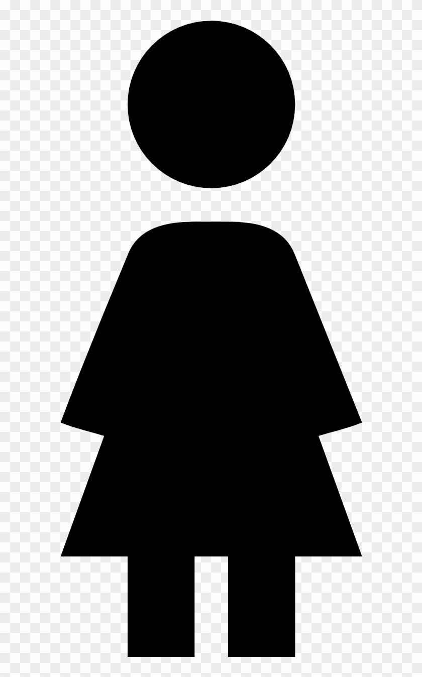 Female Stick Figure Png - Girl Icon Clipart #5233922