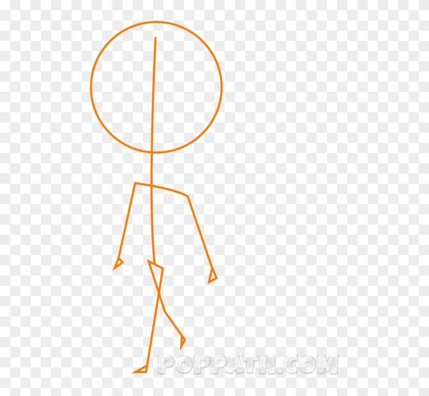 Here We Will Draw A Basic Stick Figure As Show Above - Scope Crosshairs Clipart