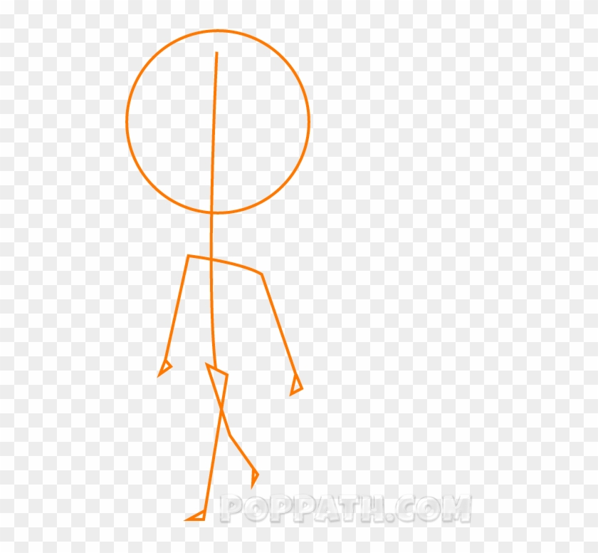 Here We Will Draw A Basic Stick Figure As Show Above - Scope Crosshairs Clipart #5234118