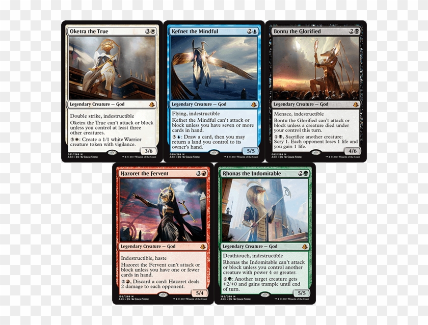 Each Of The Gods In Amonkhet Are Powerful In Their - Mtg Cards To Build Around Clipart #5234187