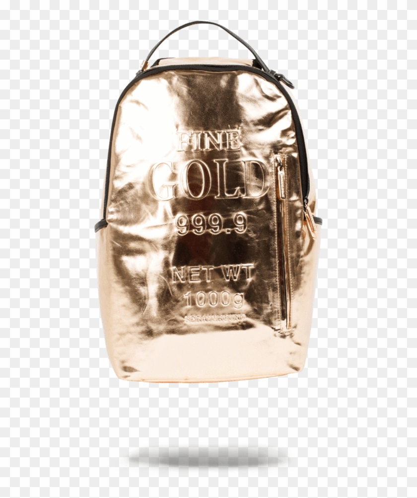 Gold Brick Rose Backpack - Sprayground Backpack Clipart #5234269