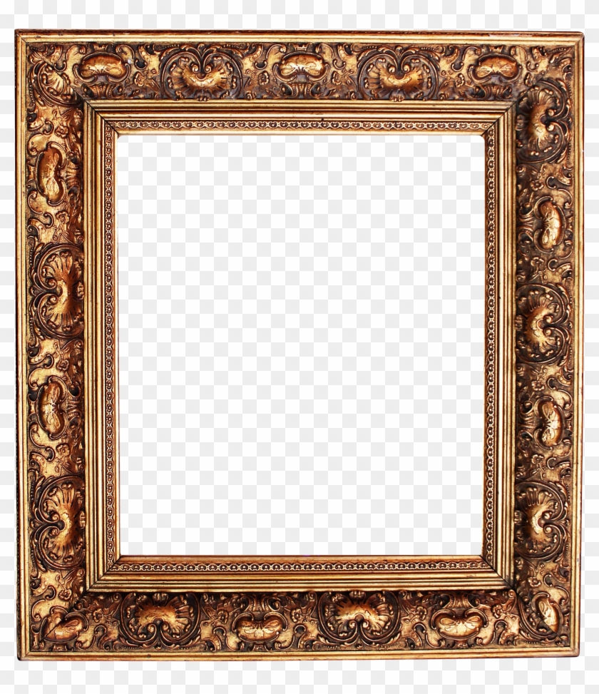 Picture Frame 427233 Clip - Oil Painting Frame Square - Png Download #5234279