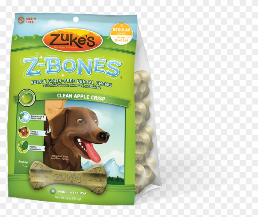 Dog Treats Zukes Zbones Appleregmulti - Zuke's Z Bones Gf Apple Crisp Clipart