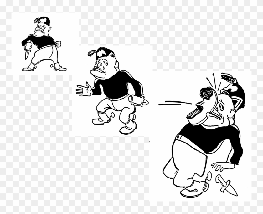 Cartoon Of The Greek Resistance To Invasion By Mussolini - Cartoon Clipart