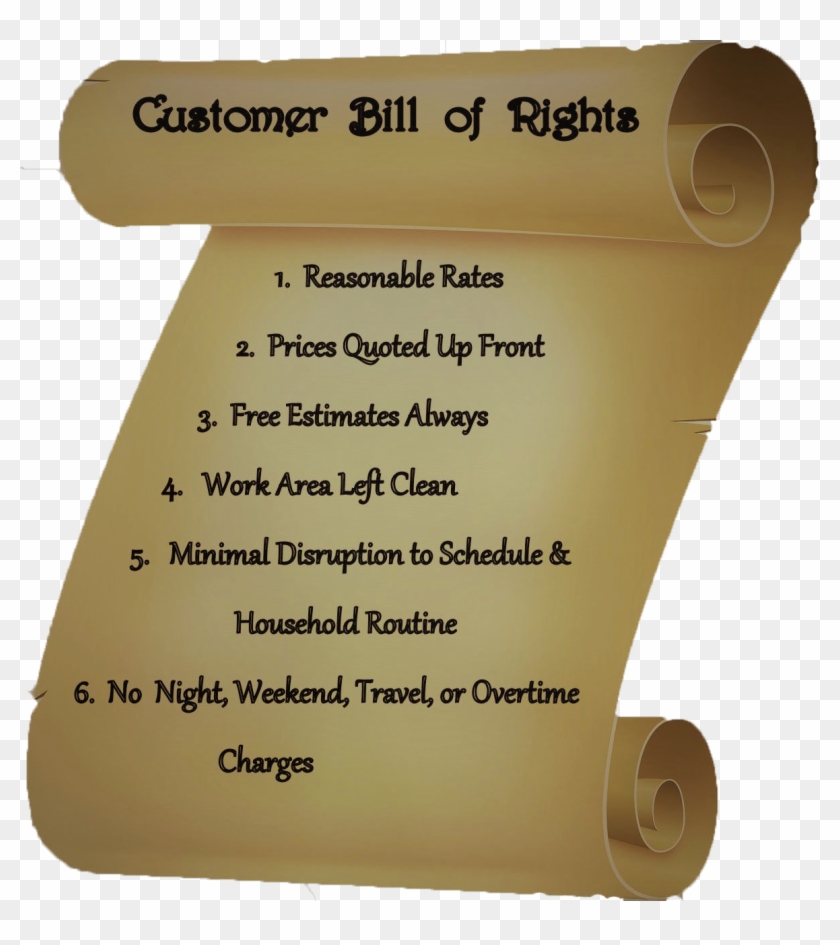 Jiffy Bill Of Rights - Ivory Clipart