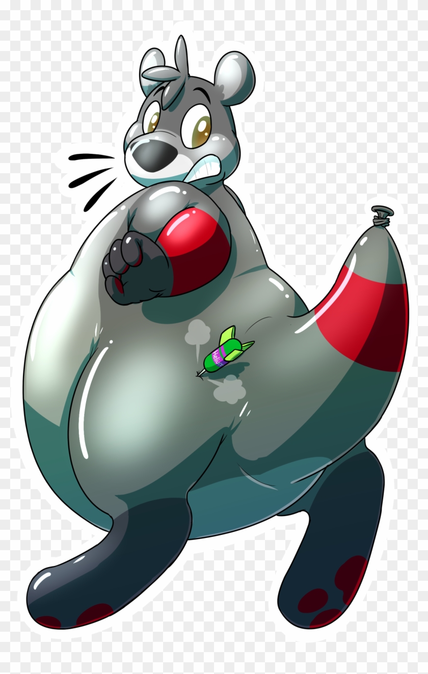 [1043] Anotter Balloon - Cartoon Clipart