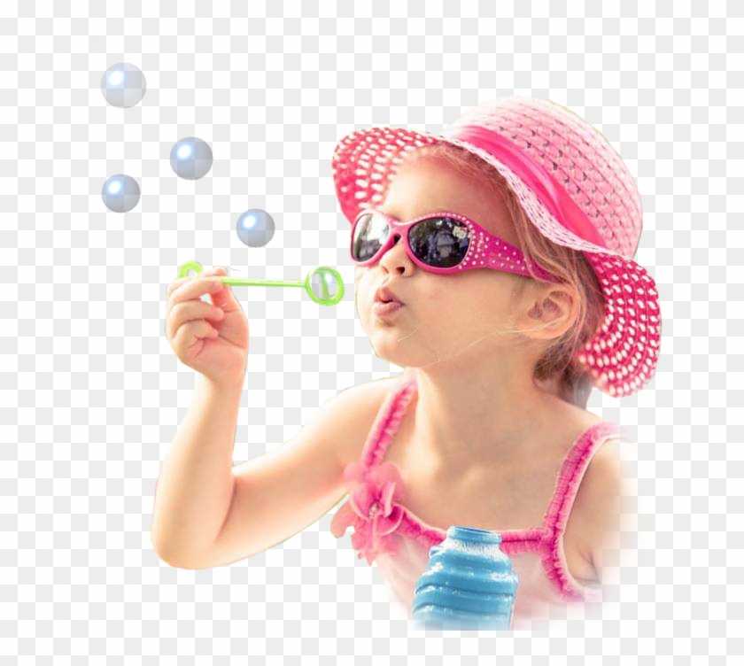 Children - Bubbles - Girl - Girl Clipart #5235345