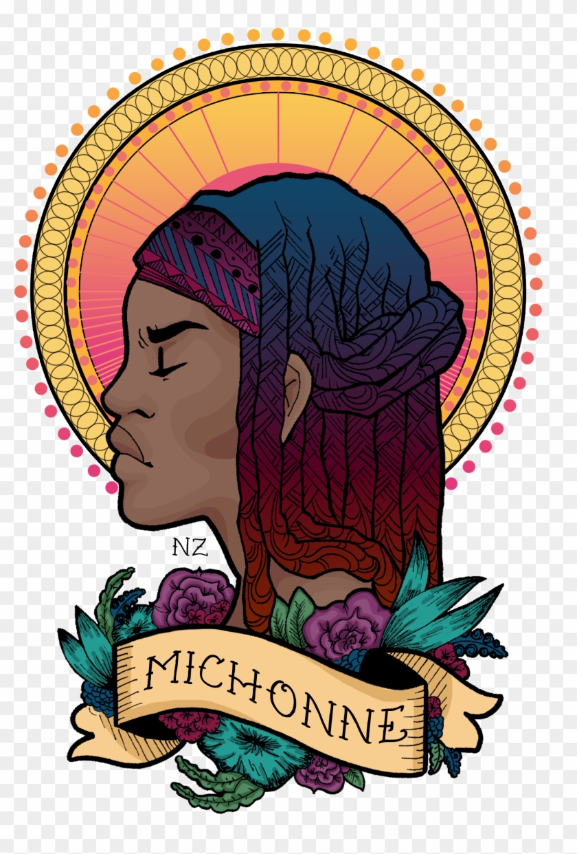 More Michonne Please - Clock Faces Png Clipart