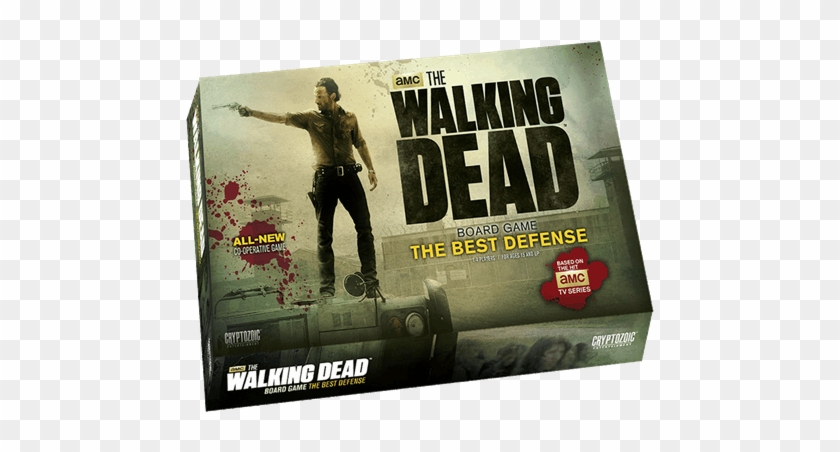 Board Games - Walking Dead Board Game The Best Defense Clipart #5236071