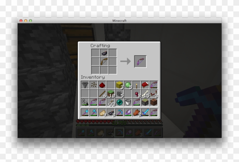 Crafting Paintball Gun - Autocraft Minecraft Vanilla Clipart