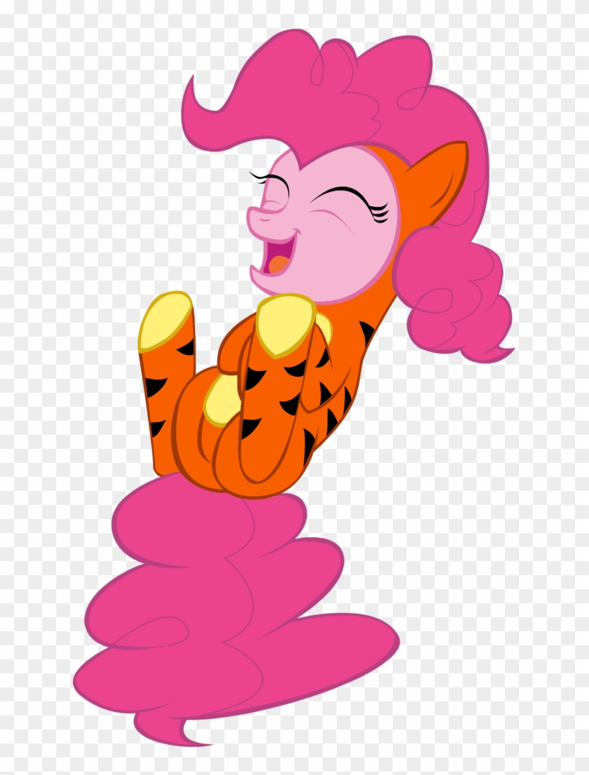 Their Tops Are Made Out Of Rubber - Tigger Pinkie Pie Clipart