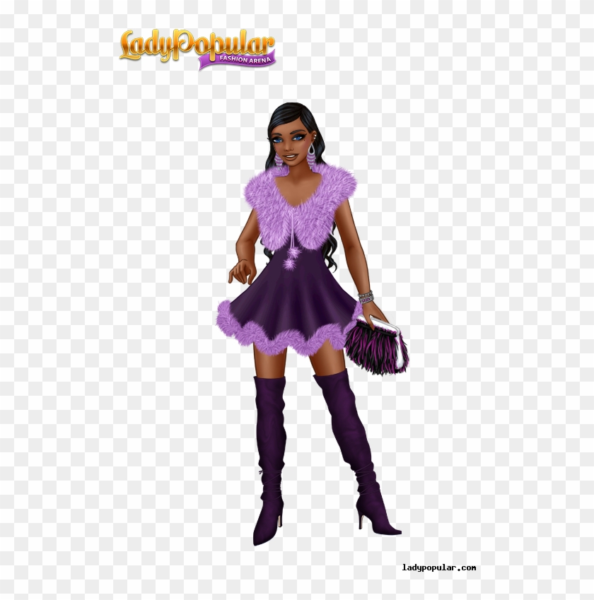 Michonne - Lady Popular Venice Carnival Clipart