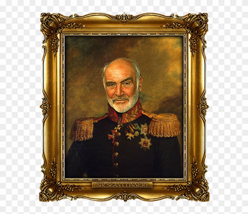 Photo Sean Connery As Russian General Portraitcopy - Celebrity Russian General Portraits Clipart