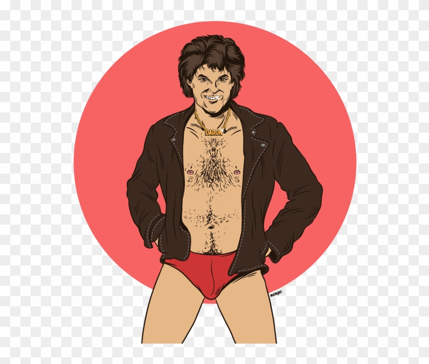 L'ex Icone Des Années 80 Est Devenu Le Roi Des Nanars - Illustration Clipart