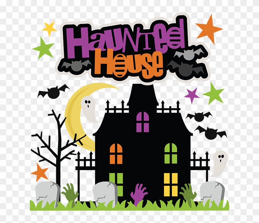 Haunted House Clipart Png - Halloween Houses Clipart Png Transparent Png #5236634