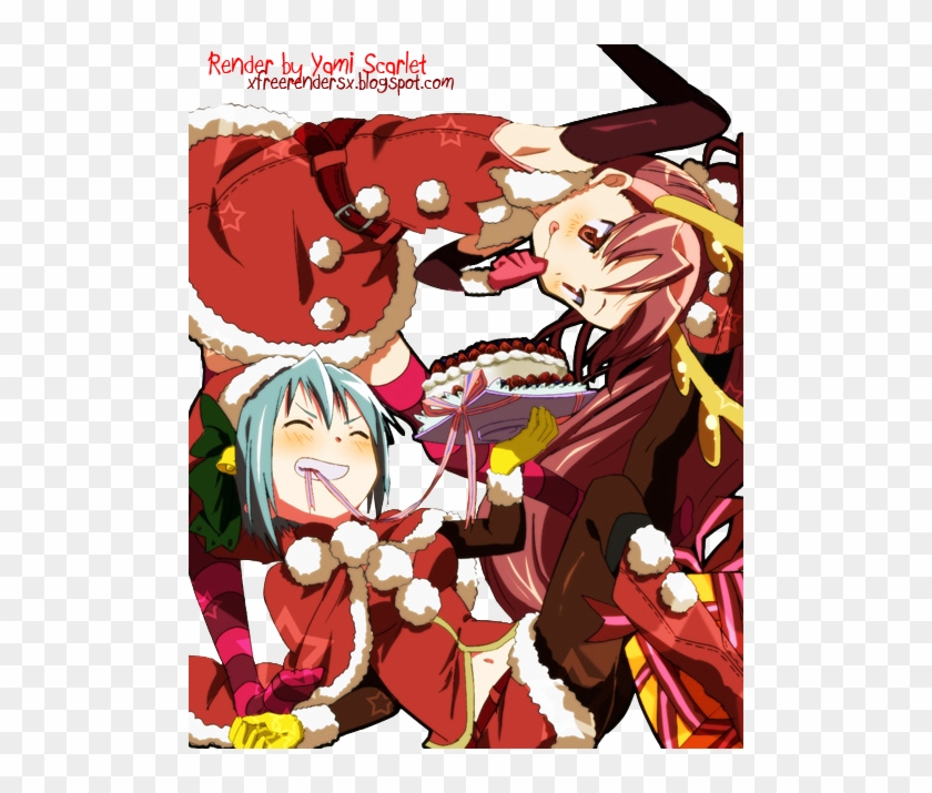 Kyouko Sakura, Sayaka Miki - Cartoon Clipart #5236733