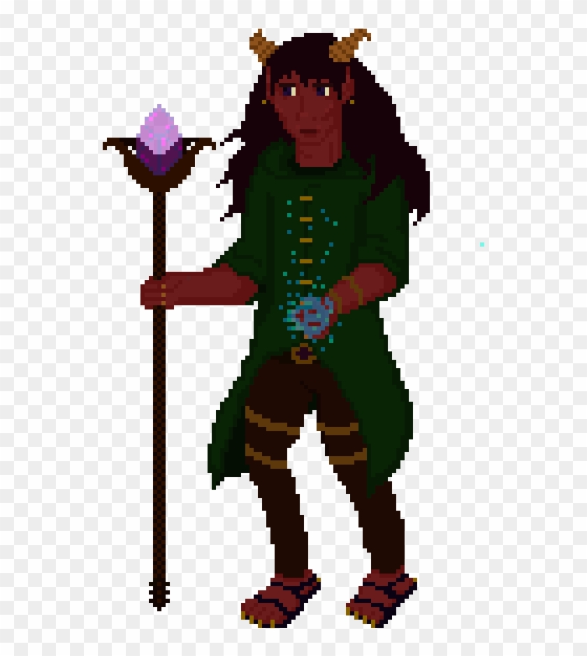 Tiefling Warlock - Cartoon Clipart #5237169