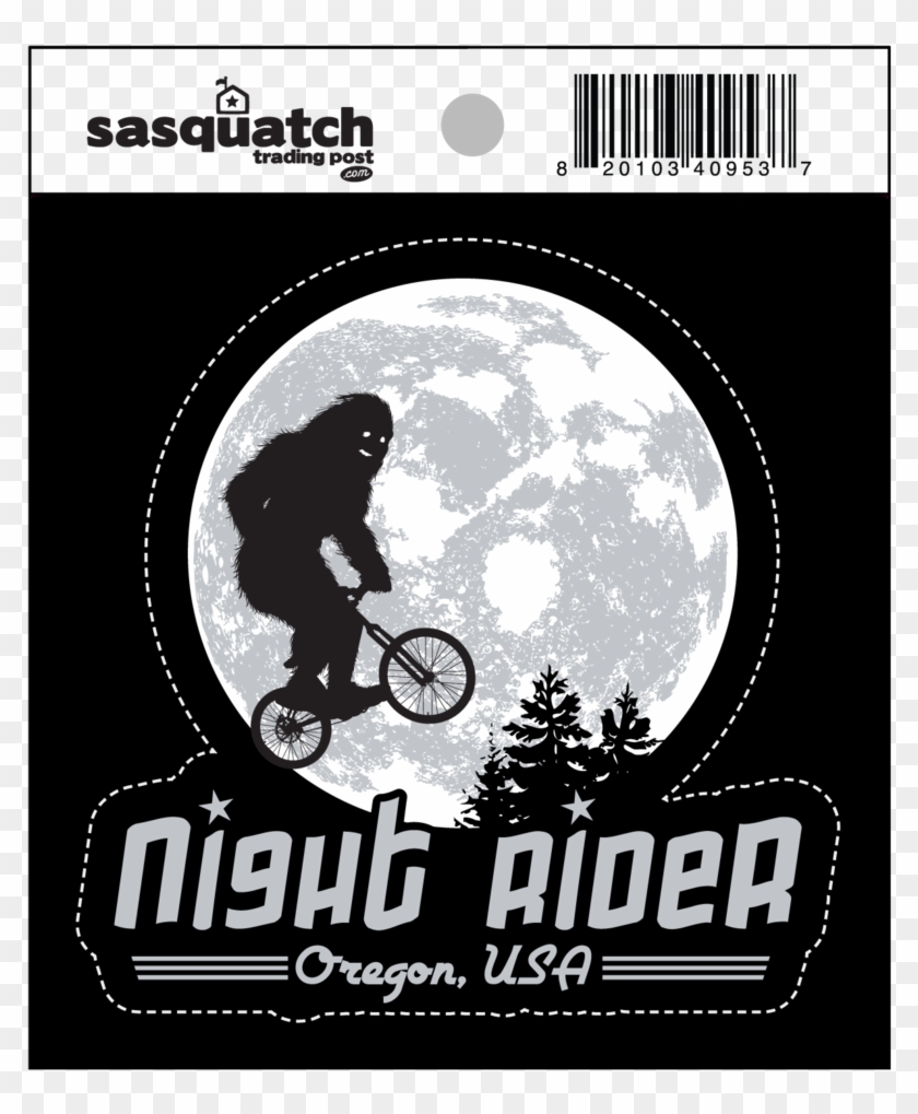 Night Rider Oregon Sticker - Little Bay Root Clipart