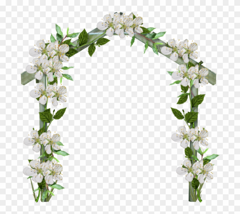 Arch Of Flowers Png Clipart #5237729