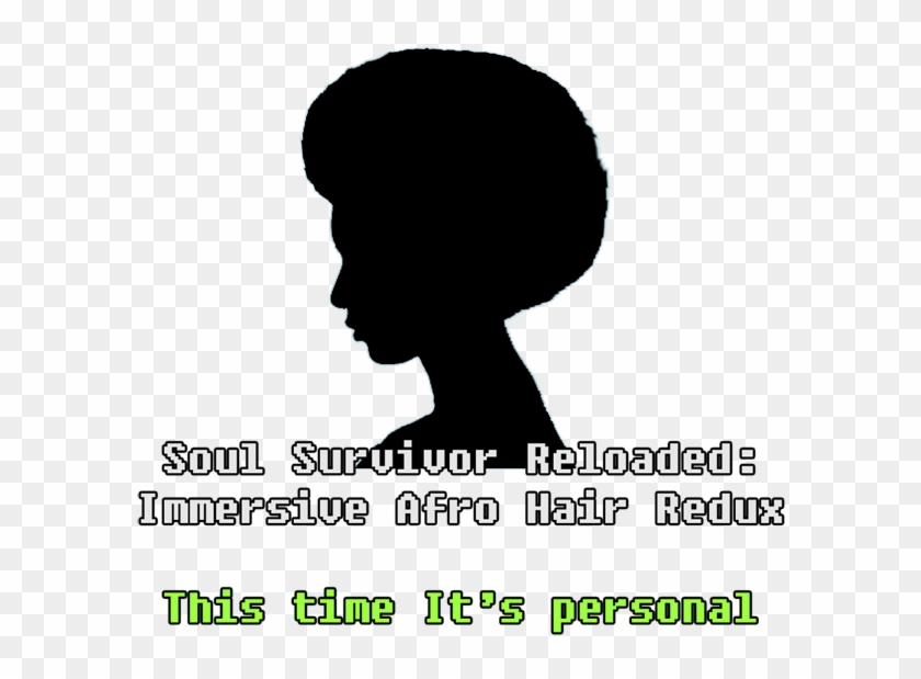Want More Afro-ish Hair Styles Check Out Curly Hair - Silhouette Clipart