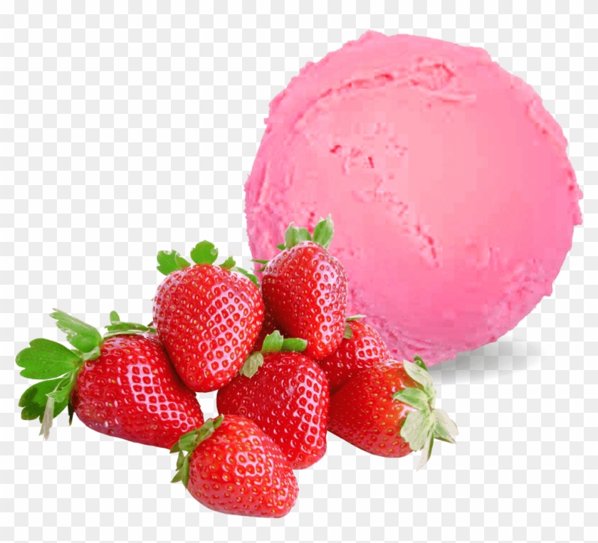 Very Chocolate Ice Cream - Transparent Background Strawberry Png Clipart