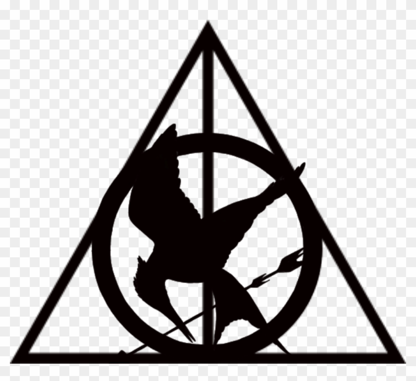 #hungergames #harrypotter #thehungerganes #deathlyhallows - Mockingbird Symbol Hunger Games Clipart #5238455