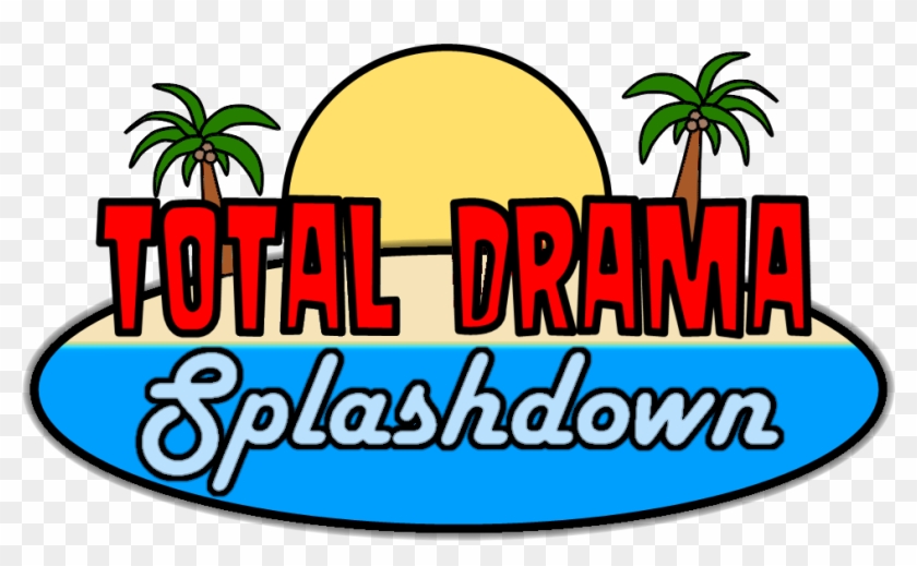 Total Drama Splashdown Logo Sticker - Total Drama Clipart