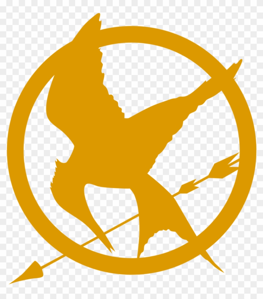 Hunger Games Logo Png - Mockingbird Symbol Hunger Games Clipart #5238590