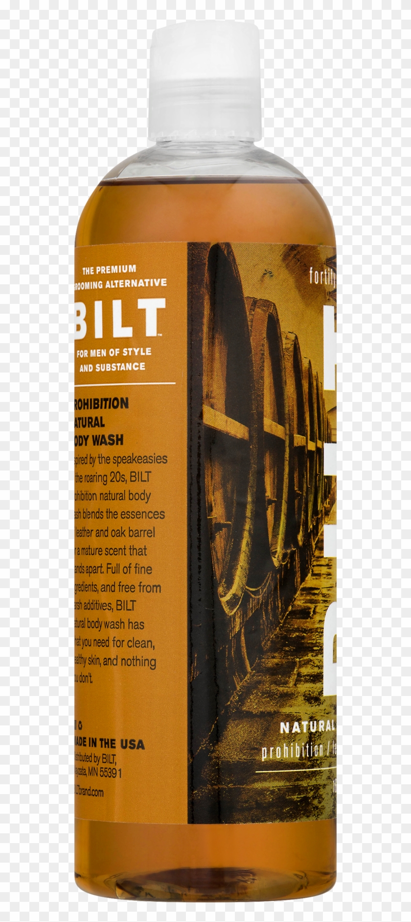 Bilt Fortify & Unwind Natural Body Wash - Bottle Clipart