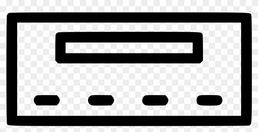 Dvd Player Comments - Monochrome Clipart #5238705