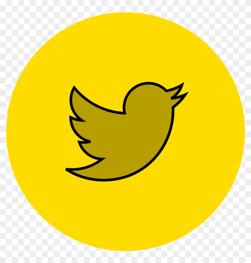 2017 Yellow Umbrella Creative - Twitter Logo Outline Png Clipart #5238911