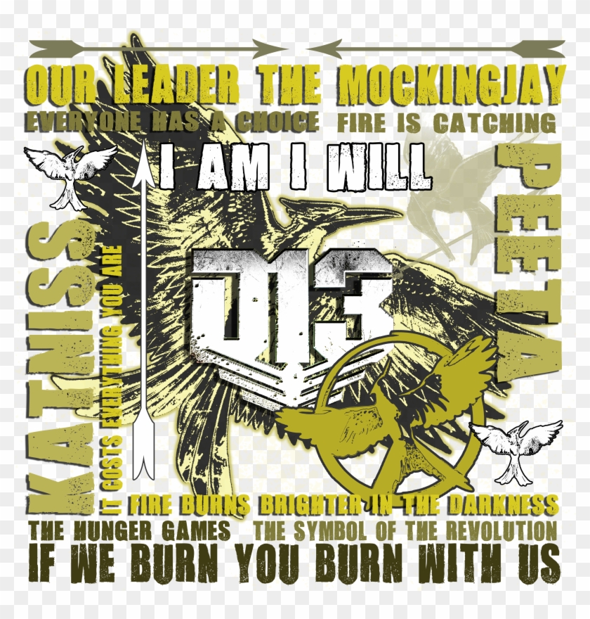 District 13 Propoganda Hungergamesgear - Poster Clipart #5238938