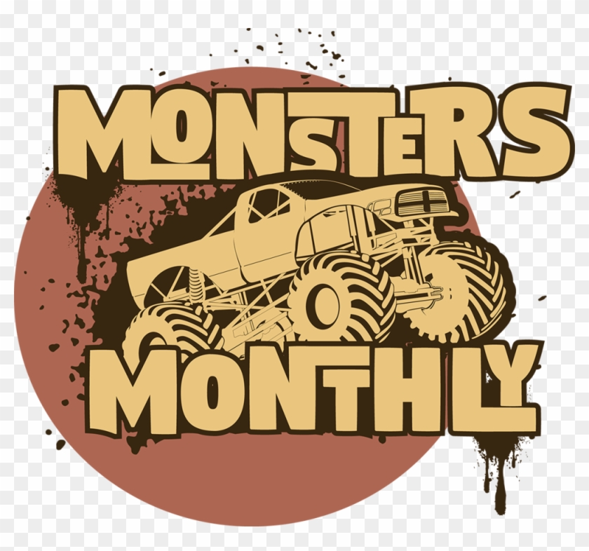 2018 Monsters Monthly Logo - Monster Truck Clipart #5238968