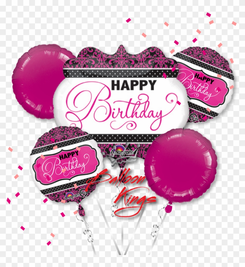 Black And Gold Balloons Png - Balloon Clipart #5239003