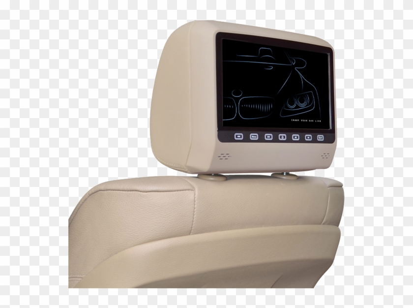 名称： 9" Headrest Dvd Player / Monitor - Car Seat Clipart #5239218