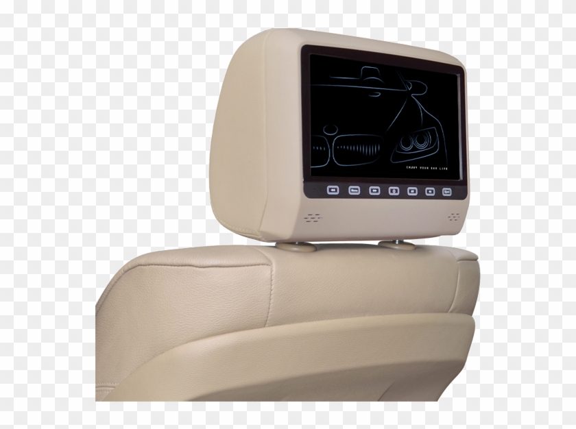 名称： 9" Headrest Dvd Player / Monitor - Car Seat Clipart