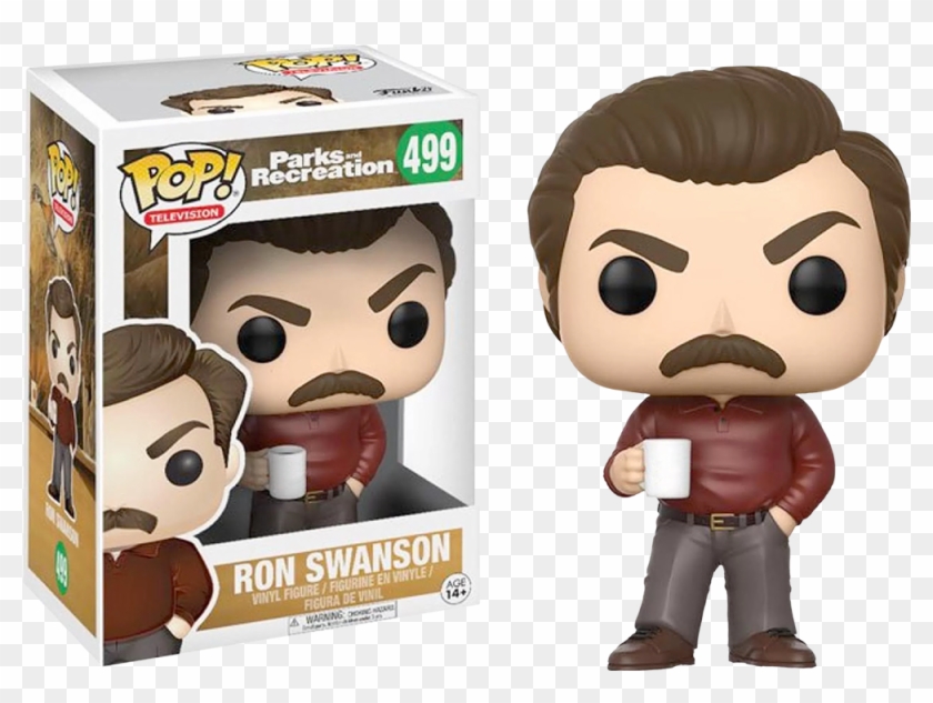Parks - Ron Swanson Funko Pop Clipart #5239335