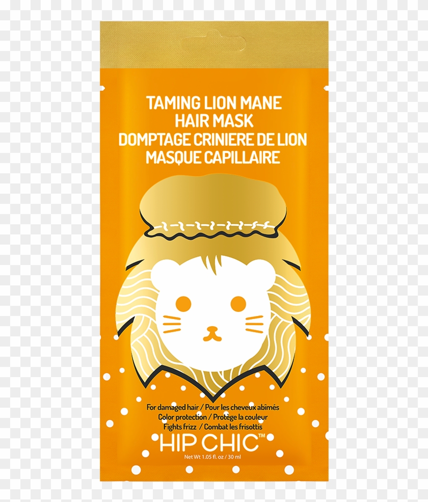 Hip Chic Taming Lion Mane Hair Steam Mask - Poster Clipart #5239522