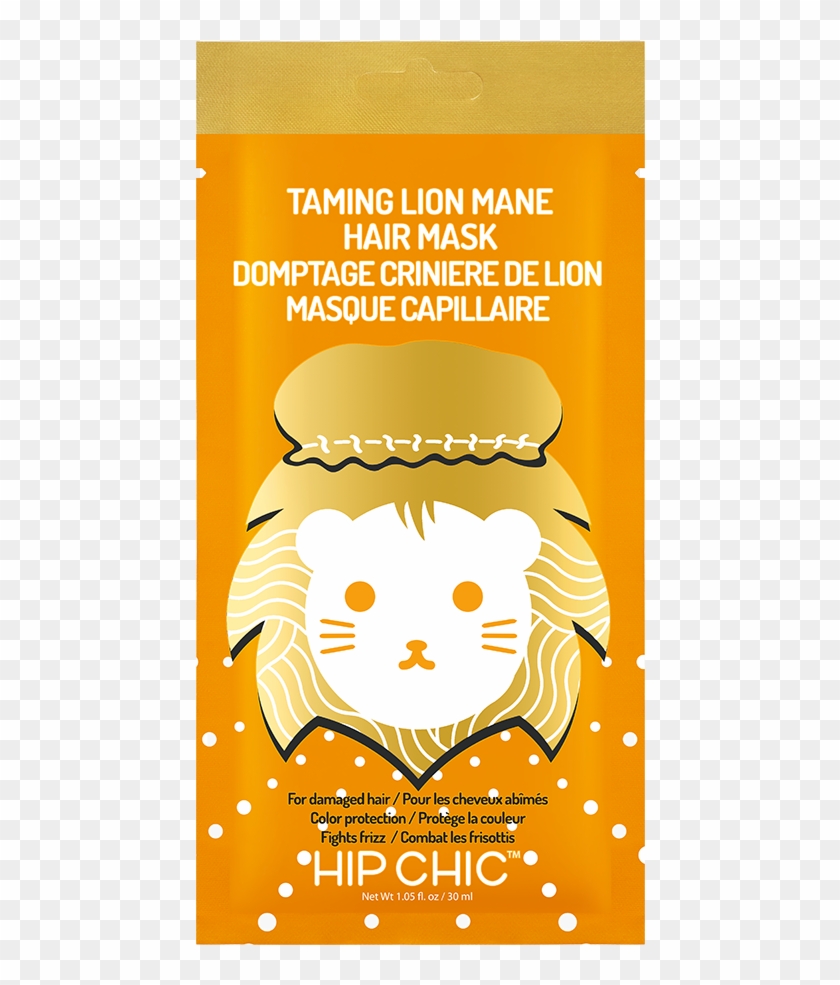 Hip Chic Taming Lion Mane Hair Steam Mask - Poster Clipart
