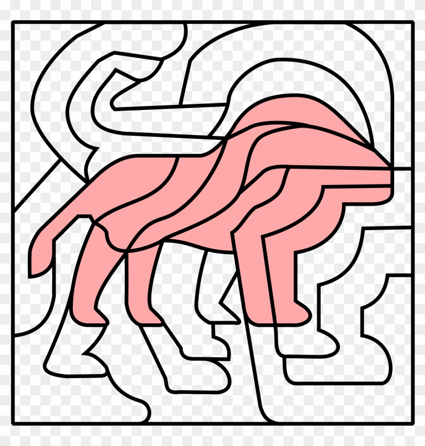 This Free Icons Png Design Of Puzzle Picture Lion Clipart #5239746