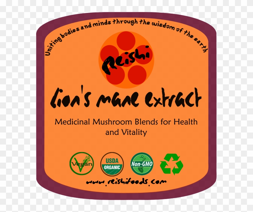 Lion's Mane - Blue Circle Clipart