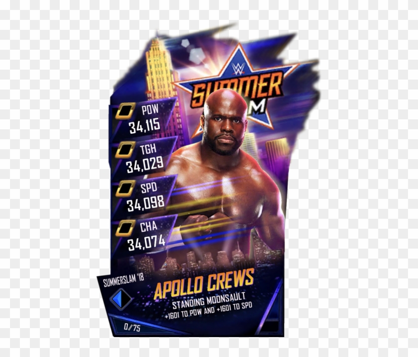 Apollocrews S4 21 Summerslam18 Fusion - Wwe Supercard Bayley Clipart #5240127