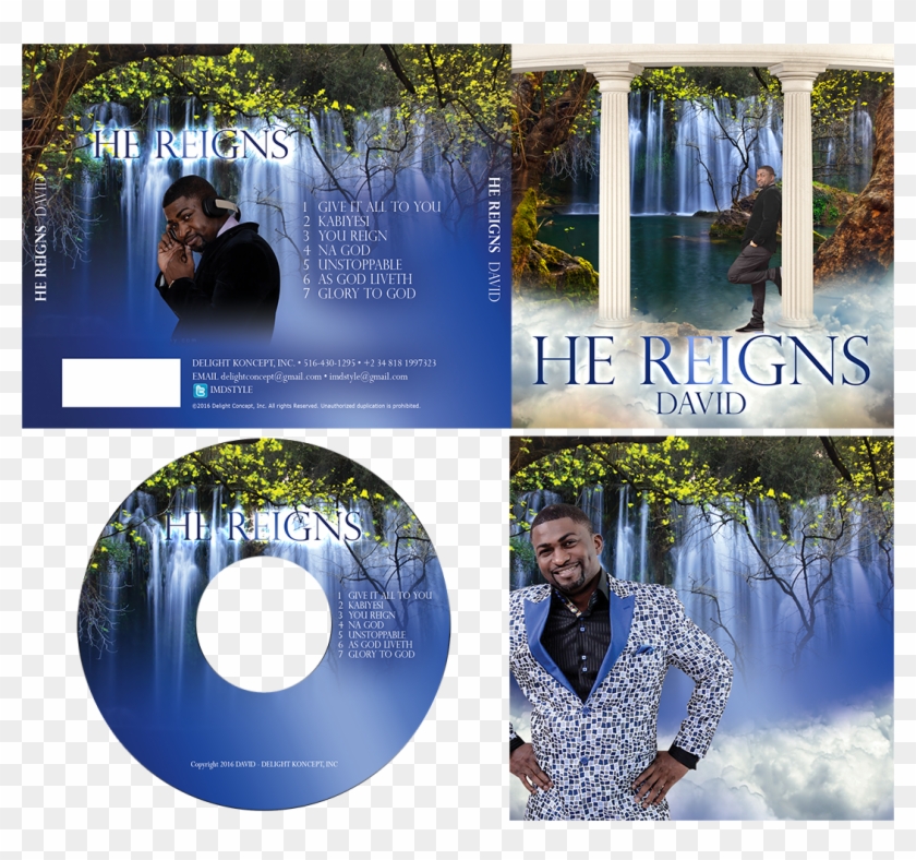He Reigns Cd Cover Design - Reflection Clipart #5241555