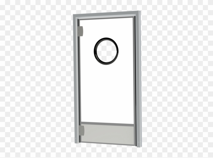 Semi-insulating Door On Hinges With 1 Or 2 Wings With - Home Door Clipart #5241769